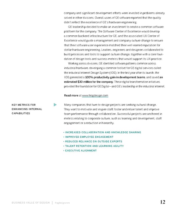 The Business Value of Design - Page 12
